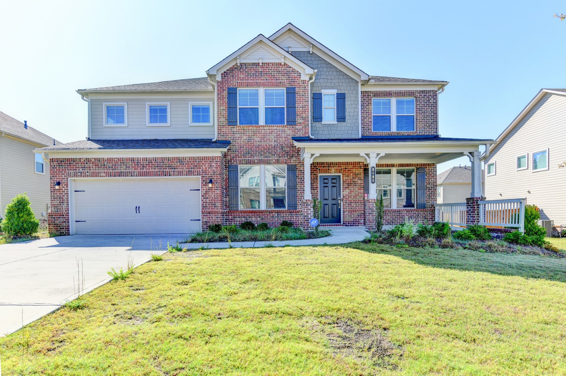 Front exterior of 8680 Shipton Circle